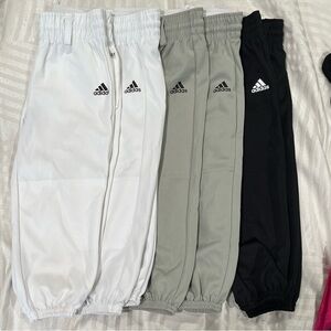 Adidas Kids AEROREADY baseball/softball pants (5 pairs)